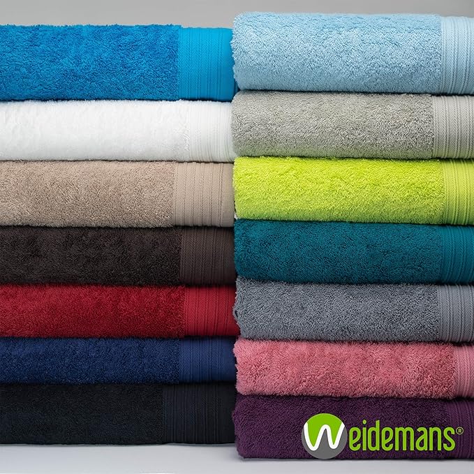 Premium 8 Pieces Towel Set Including 2 Bath Towels 30" x 56", 2 Hand Towels 18" x 30" and 4 Washcloths 13" x 13" - Color: Dark Grey & Sand | Pure Cotton |Machine Washable high Absorbency