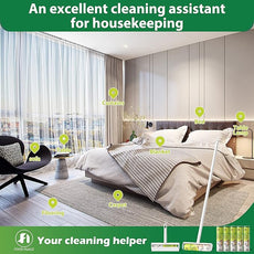 9.5'' Large Lint Roller for Pet Hair with 6 Extendable Handle and Dust-Proof Cover * 5 Refills 300 Sheets, Long Handle Lightweight Extra Sticky Heavy Duty Mop for Cleaning Carpet Floor