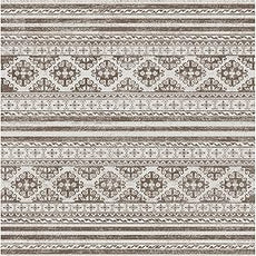 RUGSURE Washable Area Rugs 2'6'' x 8' - 1/6 Thick - Moroccan-Inspired -Stain & Water Resistant Non-Slip - Resistant Rug for Living Room, Bedroom, Nursery, Pet & Child Friendly (Brown)