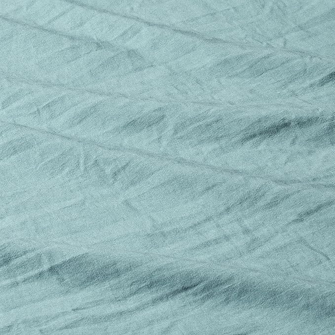 Amazon Basics Brushed Microfiber Comforter Set, Extra Soft with Natural Texture, 2-Piece, Twin/Twin XL, Blue