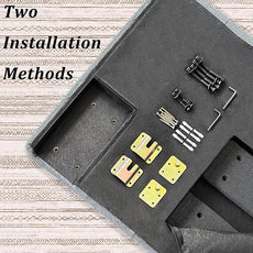 Velvet Upholstered Headboard Queen/Full Size Latest Model Wall Mount, Bed Frame Mount, Featuring High-Density Sponge Padding, Luxury Texture Easy Assembly Comfort and Style-Light Gray