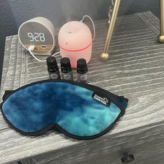 Wild Essentials 220ml Cool Mist Essential Oil Diffuser/Humidifier, Aromatherapy, Nightlight, Portable, USB Power, Auto Off, Room, Office, Car (Blue)