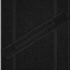 Cotton Paradise 100% Cotton Bath Mats for Bathroom Floor Set of 2 Pack, 20x34 Soft Absorbent Washable Quick Dry Tub Bathmat, Black Towel Bath Mat