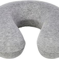 Amazon Basics Memory Foam Semicircular Neck Pillow, Grey