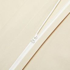 Amazon Basics Lightweight Microfiber 2-Piece Duvet Cover Set, Beige, Solid, Twin/Twin XL