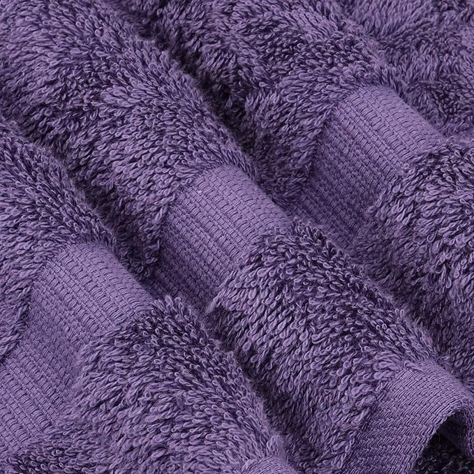 Chakir Turkish Linens | Hotel & Spa Quality 100% Cotton Premium Turkish Towels | Soft & Absorbent (6-Piece Hand Towels, Plum)