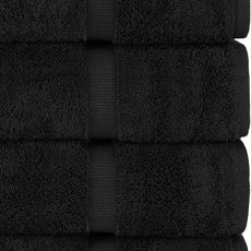 Chakir Turkish Linens, 100% Cotton Premium Quality Turkish Bath Sheets (35''x70'' Large Bath Sheet Towels - Black)