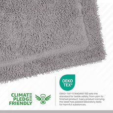 Martex 100% Cotton Ringspun Bath Rug | Super Soft | Super Absorbent | Essential Bathroom Rugs | Non-Slip Bath Mat | Quick Drying Bath Mat | Silver