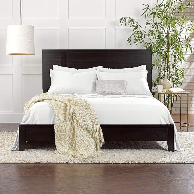 Pure Bamboo Twin Sheets, Genuine 100% Organic Viscose Derived from Bamboo Bed Sheet Set, Luxuriously Soft & Cooling, Double Stitching, 2 Year Quality Promise (Twin, White)