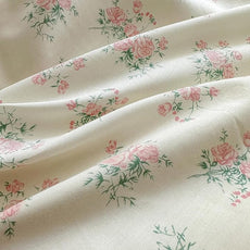 MKXI Twin XL Size Pink Floral Comforter Set - 3 Piece Ruffled Lace Bedding Set 1 Twin XL Comforter with 2 Pillowcases All Seasons, Soft Aesthetic Princess Style Floral Comforter for Girls, Women