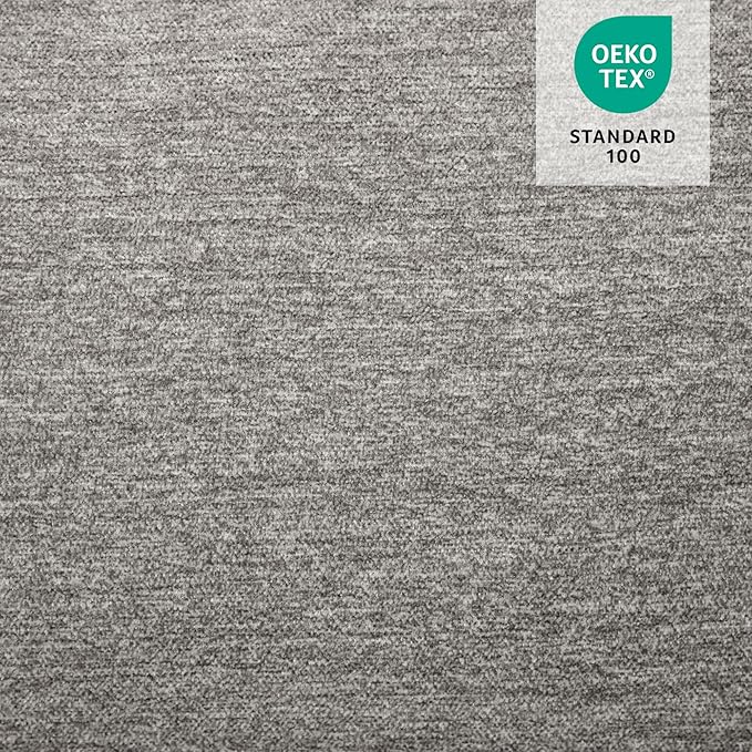 MCombo Oversized Power Lift Recliner Chair with Extended Footrest, Extra Wide 27.2" for Big and Tall Elderly People, Fabric R7289 (Light Grey, Medium-Oversize)