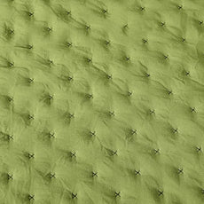 Amazon Basics Brushed Microfiber Quilt Set, Extra Soft with Natural Texture, 2-Piece,Twin/Twin XL, Green