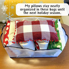 VENO 8 Pack Moving Bags and Large Christmas Decoration Storage Bins with lids. Alternative to Moving Boxes, Packing Supplies for College. Heavy Duty Totes (Clear, 8 Pack)