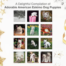 RED EMBER American Eskimo Dog Puppies 2026 Wall Calendar 12 Month | 12