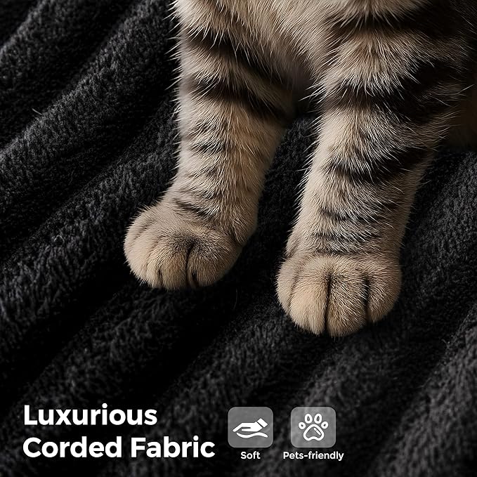 MAXYOYO 104" Modular Sectional Couch with L-Shape Chaise, Modern Boneless Couch for Living Room, Sofa in A Box, Oversized Sofa Sleeper with Deep Seat, No Assembly Required, Black