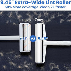 Large Lint Roller for Floors Carpet Furniture Bed – 9.45