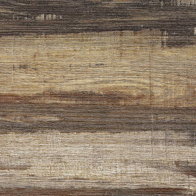 IRONCK Bookshelf Industrial 3 Shelf Bookcase, Wood Storage Shelf with Metal Frame for Living Room, Rustic Brown