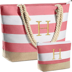 YOOLIFE Beach Bags for Women - Travel Canvas Beach Tote, Pool Waterproof Bag, Travel Essentials, Gifts for Women Birthday