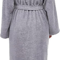 Arus Women's Hooded Classic Bathrobe Turkish Cotton Robe with Full Length Options