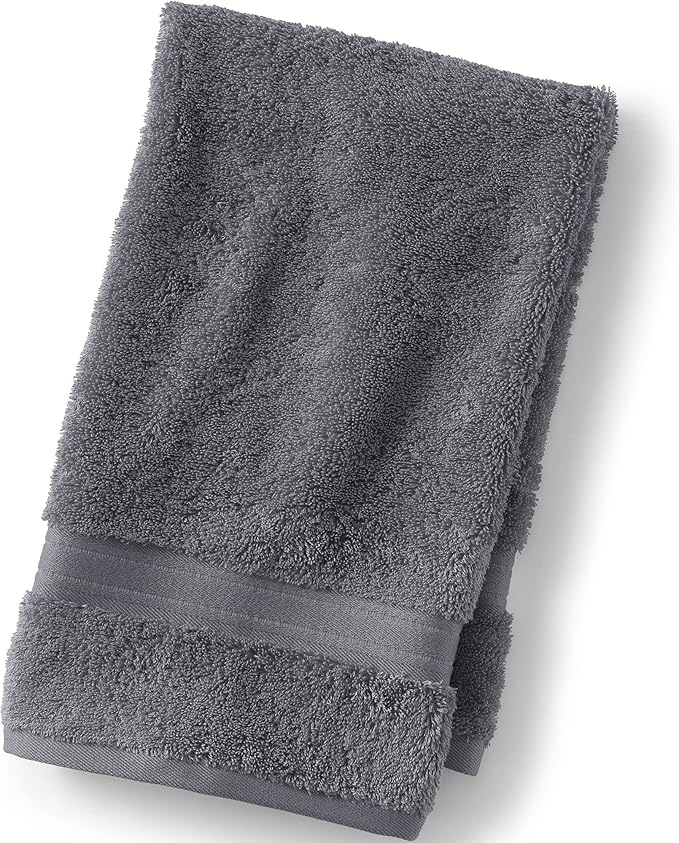 Lands' End Supima Towel Rich Steel Bath- Hand Towel