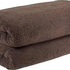Cotton Paradise 100% Cotton 40x80 Oversized Bath Sheet, Extra Large Turkish Bath Towels for Bathroom, Brown Bathsheet