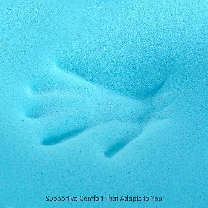 SyMax Twin Mattress Topper, High Density Memory Foam Bed Topper with Breathable Removable Cover, CertiPUR-US Certified, 3 Inch