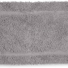 Martex 100% Cotton Ringspun Bath Rug | Super Soft | Super Absorbent | Essential Bathroom Rugs | Non-Slip Bath Mat | Quick Drying Bath Mat | Silver