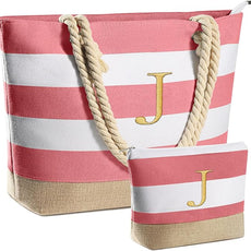 YOOLIFE Beach Bags for Women - Travel Canvas Beach Tote, Pool Waterproof Bag, Travel Essentials, Gifts for Women Birthday