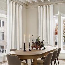 Natural Pinch Pleated Linen Curtains 102 Inches Long 60 Inch Width Linen Blend Light Filtering Window Curtains 102 Inch for Living Room Bedroom Patio Pinch Pleat Drapes Hooks Rings 1 Panel 60Wx102L