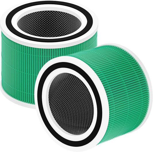 Core 300 Filter Replacement Fit for Levoit Core 300 Core 300-RF-TX (Green), 3-in-1 Filter