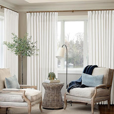 Ivory White Pinch Pleated Extra Wide Linen Curtains 84 Inches Long for Patio Sliding Glass Door 70 Inch Wide Pleated Drapes with Hooks Rings Semi Sheer 70x84 Curtain for Living Room 1 Panel