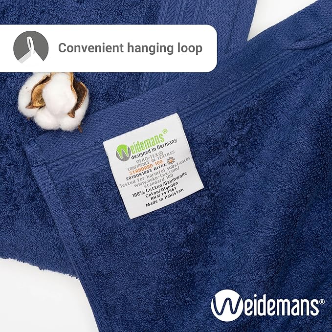 100% Cotton Towels 35" X 70" | Navy BlueTowels Set of 1 Ultra Soft and Highly Absorbent Bath Towel Set Cotton, Gym, Hotel, Spa, Machine Washable