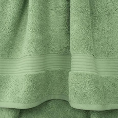Cotton Paradise 6 Piece Towel Set 100% Cotton Soft Absorbent Turkish Towels for Bathroom 2 Bath Towels 2 Hand Towels 2 Washcloths Sage Green Towel Set