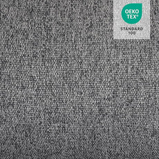 MCombo Power Lift Recliner Chair with Extended Footrest for Elderly People, Fabric 7287/7087 (Dark Gray, Medium)