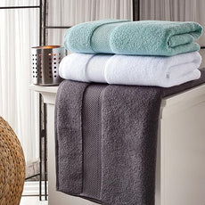 BAGNO MILANO Turkish Towels, Ultra Soft, Plush Luxury Turkih Cotton Bath Towels, Quick Dry Towel Set Made in Turkey (Lavender Purple, 6 Pcs Towel Set)