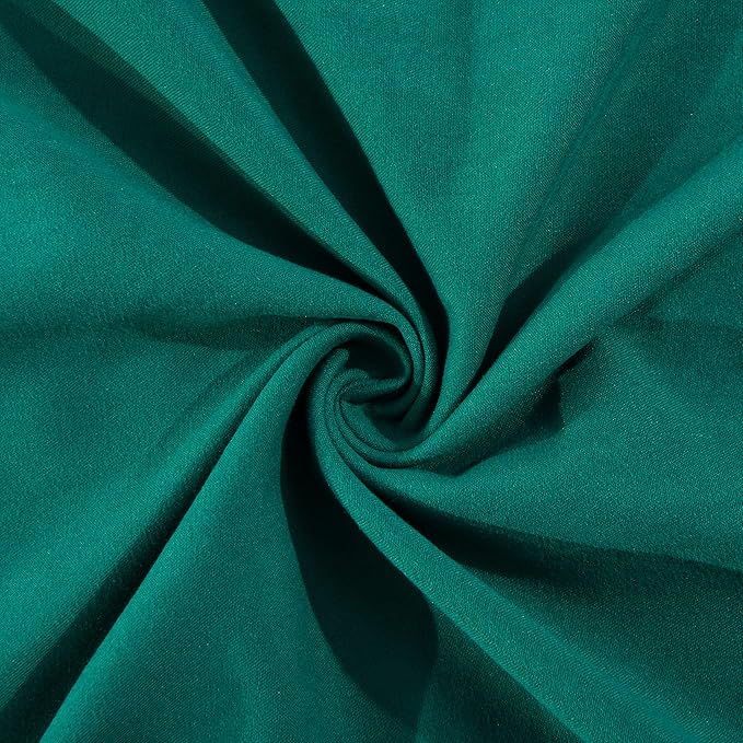 FLXXIE Body Pillow Cover - Super Soft Microfiber 20x54 Body Pillow Case - Envelope Closure, Wrinkle, Stain Resistant Dark Green Body Pillow Cover, 20x54, Dark Green