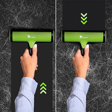Pet Hair Roller - Compact and Lightweight Lint Roller for Pet Hair - Reusable Dog & Cat Hair Remover with Electrostatic Adsorption for Gentle and Efficient Cleaning