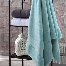 BAGNO MILANO Turkish Towels, Ultra Soft, Plush Luxury Turkih Cotton Bath Towels, Quick Dry Towel Set Made in Turkey (Lavender Purple, 6 Pcs Towel Set)