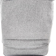 Amazon Basics Swivel Foam Lounge Chair with Headrest, Floor-Compatible, Adjustable, Gaming, 26.3D x 23.5W x 13.7H in, Grey