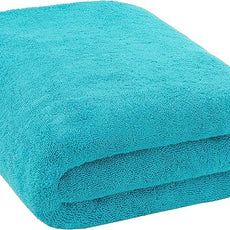 Cotton Paradise 100% Cotton 40x80 Oversized Bath Sheet, Extra Large Turkish Bath Towels for Bathroom, Aqua Blue Bathsheet