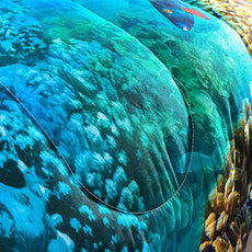 CVHOUSE Sea Turtle Bedding Set,Sea Turtle Comforter Full,Ocean Beach Comforter Set for Boys Kids Girls,Ocean Quilt Set with 1 Comforter and 2 Pillow Cases