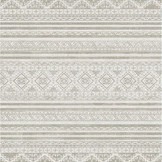 RUGSURE Washable Area Rugs 6' x 9' - 1/6 Thick - Moroccan-Inspired -Stain & Water Resistant Non-Slip - Resistant Rug for Living Room, Bedroom, Nursery, Pet & Child Friendly (Grey)