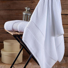 BAGNO MILANO Turkish Towels, Ultra Soft, Plush Luxury Turkih Cotton Bath Towels, Quick Dry Towel Set Made in Turkey (White, 2 Pcs Bath Towel Set)
