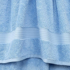 Cotton Paradise 4 Piece Turkish Bath Towels for Bathroom, 100% Cotton Extra Large Soft Plush Towels Bathroom Set, Sky Blue