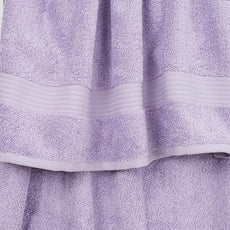 Cotton Paradise 100% Cotton Turkish Washcloth Set for Bathroom, 4 Piece Soft Absorbent Small Hand Face Towels Wash Rags, Lilac