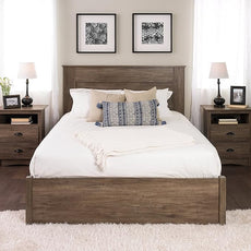 Prepac Stylish Flat Wood Panel Headboard for Queen Size Beds, Simplistic Wooden Queen Headboard 2.25