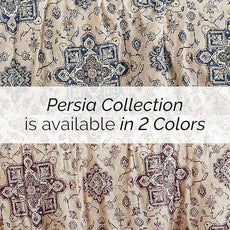 Southshore Fine Living, Inc. Persian Print Queen Size Duvet Cover Set, – Easy Care Full/Queen Bedding – Includes 1 Duvet Cover and 2 Pillow Shams, Machine Washable, Persia Purple