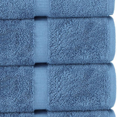 Chakir Turkish Linens Luxury Spa and Hotel Quality Premium Turkish Cotton 6-Piece Towel Set (2 x Bath Towels, 2 x Hand Towels, 2 x Washcloths)